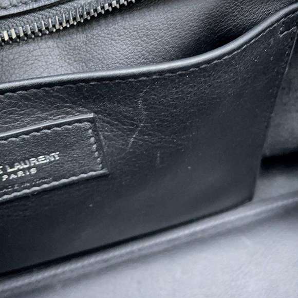 Saint Laurent Paris Baby Downtown Cabas 2way Shoulder Bag Black - Picture 8 of 16
